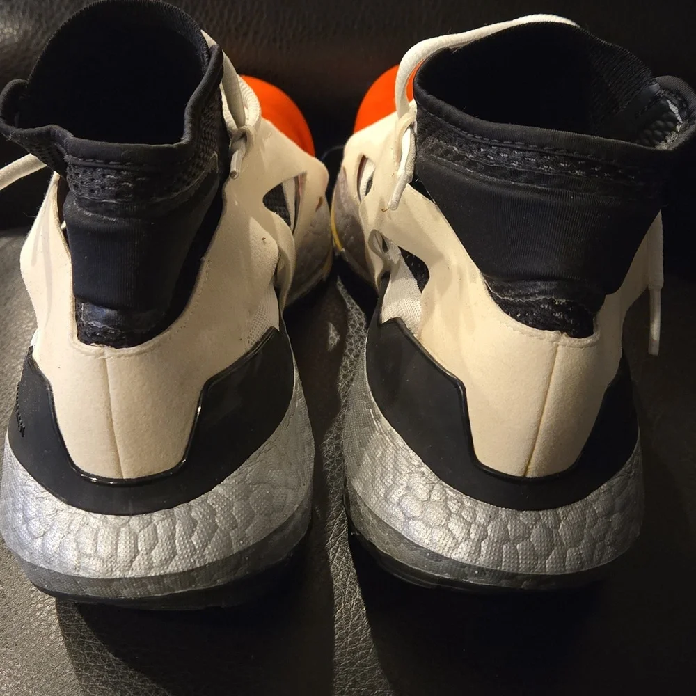 Adidas by Stella McCartney Orange and Black Sneakers - Picture 4 of 4